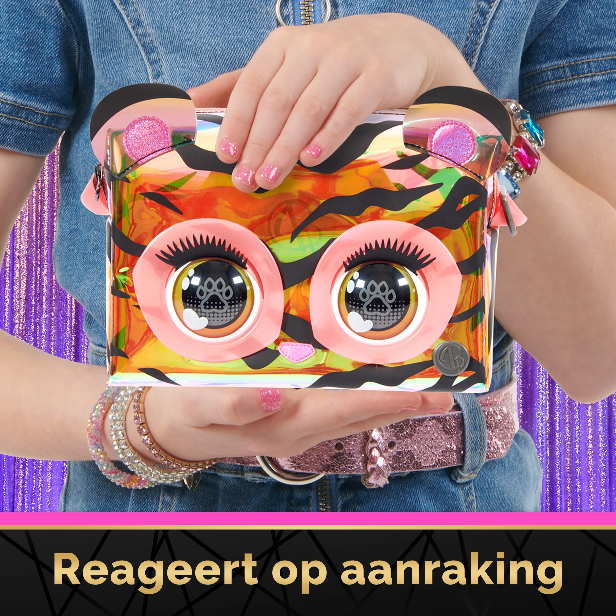Spin Master Purse Pets Holographic Tiger - v&auml;ska