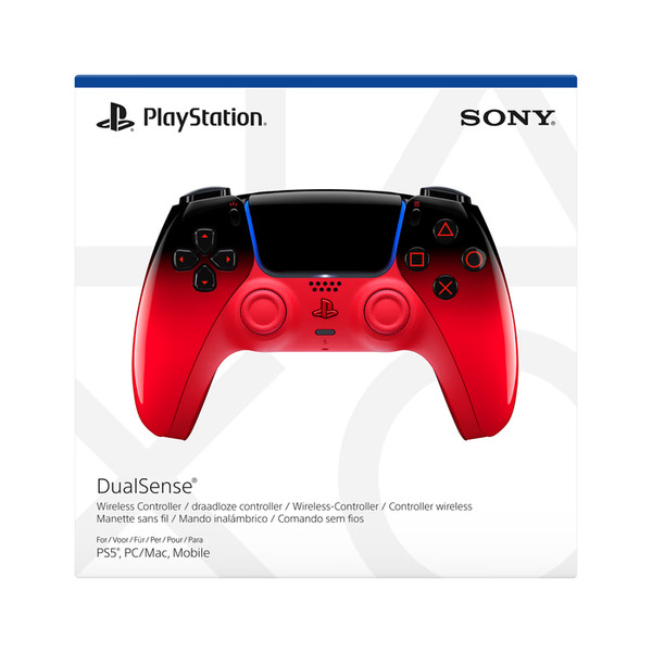 Sony DualSense tr&aring;dl&ouml;s handkontroll f&ouml;r PlayStation 5 (Techno Red)