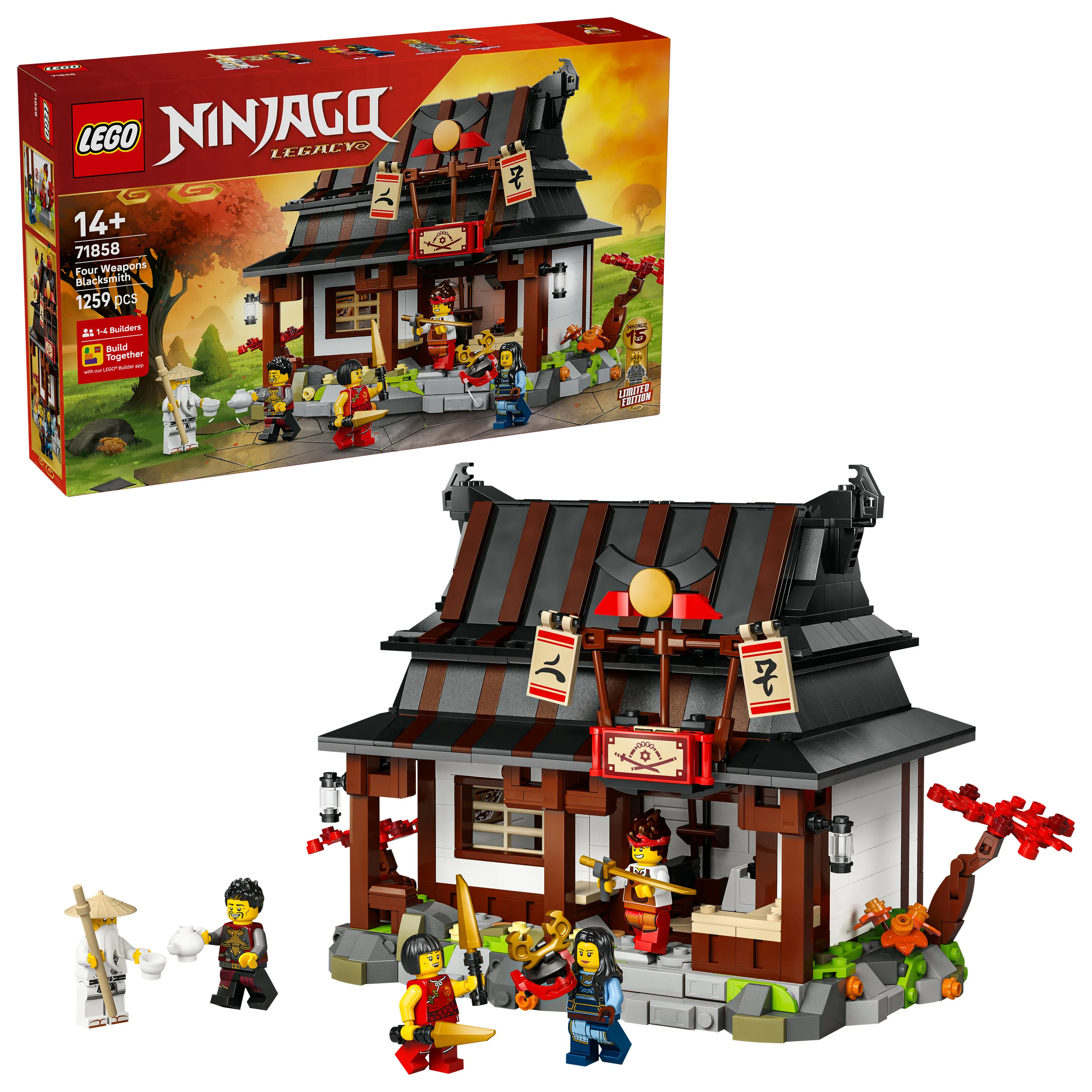 LEGO NINJAGO Four Weapons &mdash; 15-&aring;rsjubileumsutg&aring;va 71858