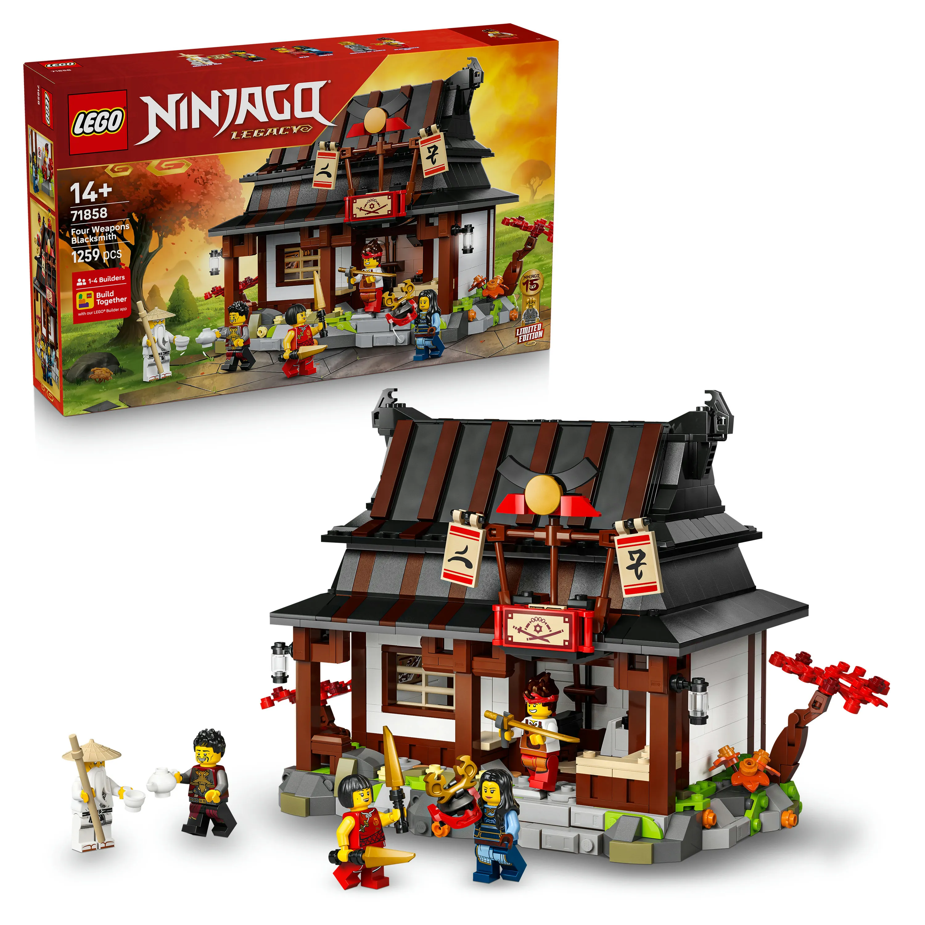 LEGO NINJAGO Four Weapons &mdash; 15-&aring;rsjubileumsutg&aring;va 71858