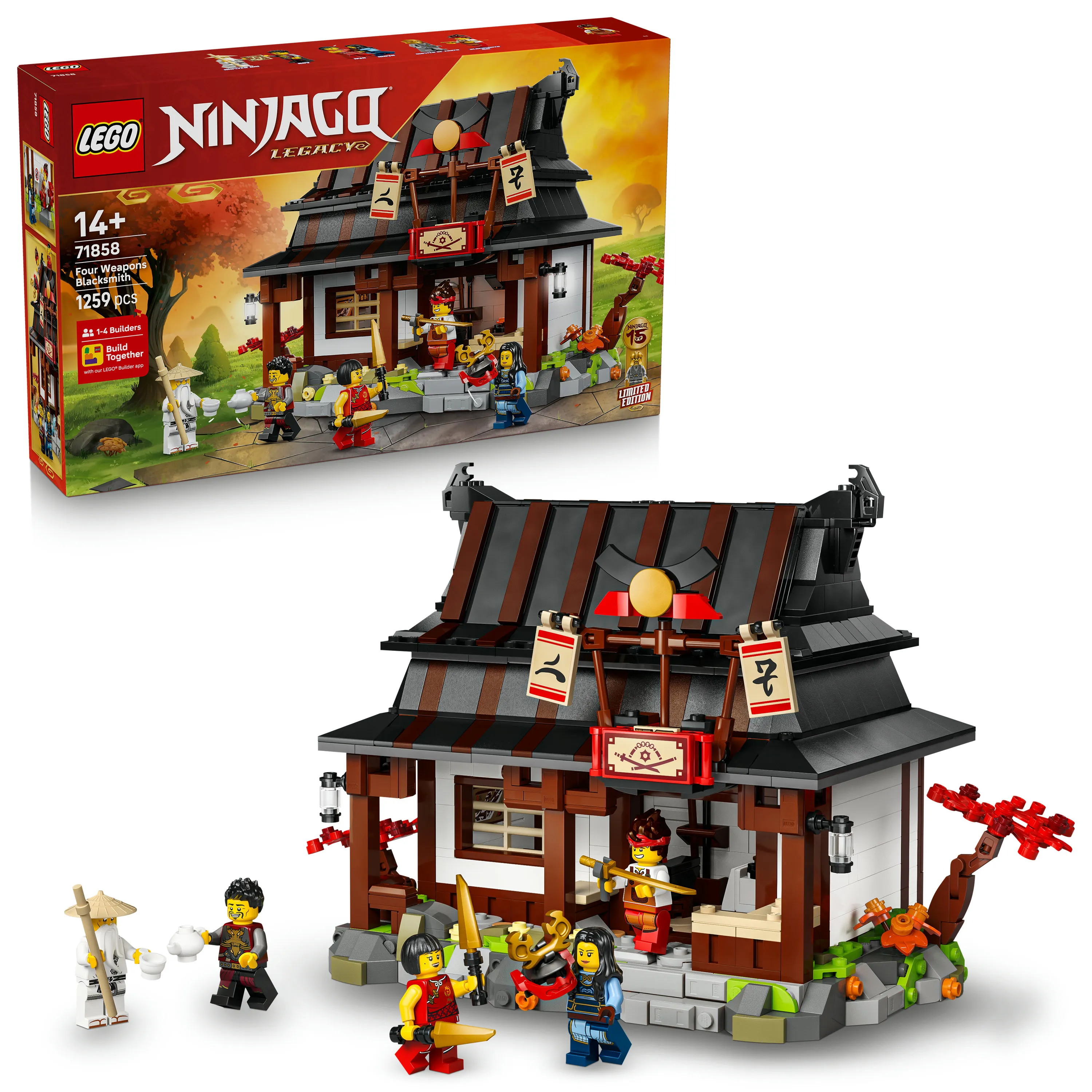 LEGO NINJAGO Four Weapons &mdash; 15-&aring;rsjubileumsutg&aring;va 71858