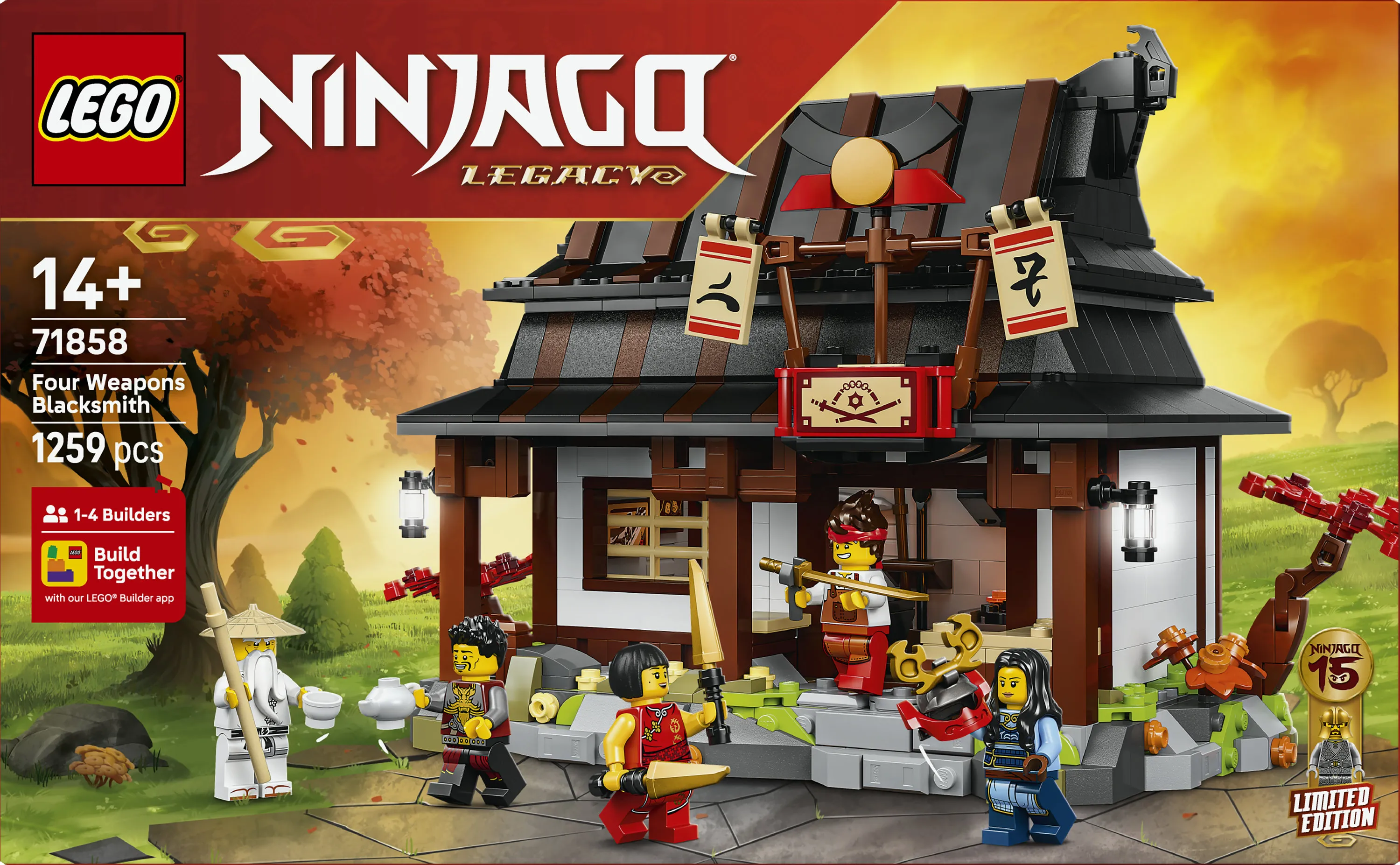 LEGO NINJAGO Four Weapons &mdash; 15-&aring;rsjubileumsutg&aring;va 71858