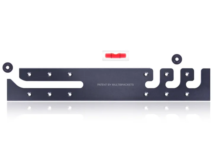 Multibrackets M VESA Wallmount Razor Thin 4/5/600 - Wall mount tuotteelle plasma / LCD / TV - alumiini - musta -n&auml;yt&ouml;n koko: 46"-63"