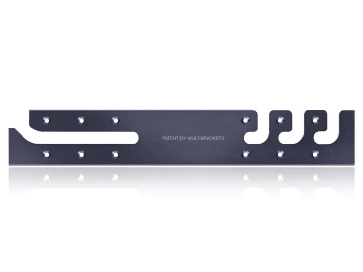Multibrackets M VESA Wallmount Razor Thin 4/5/600 - Wall mount tuotteelle plasma / LCD / TV - alumiini - musta -n&auml;yt&ouml;n koko: 46"-63"