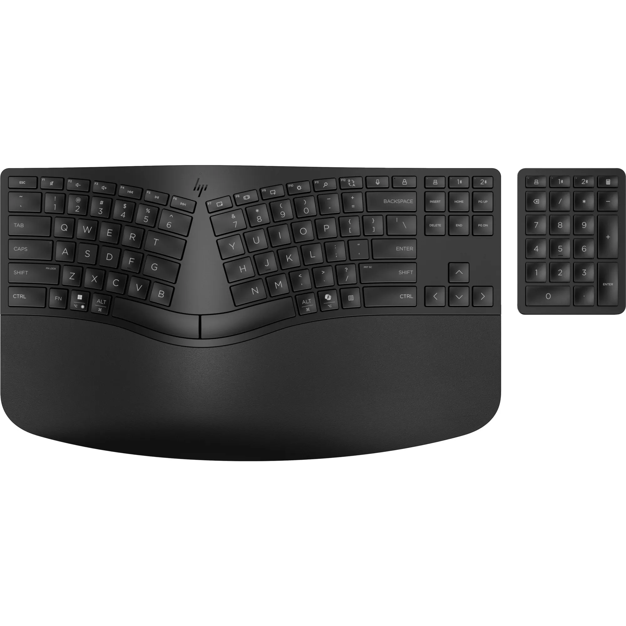 HP 965 Wireless Ergonomic Keyboard, Black