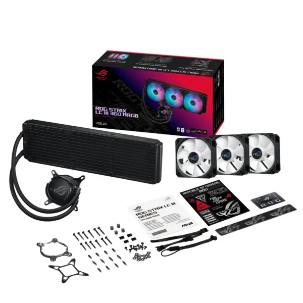 ASUS ROG Strix LC III 360 ARGB - liquid cooler, Black