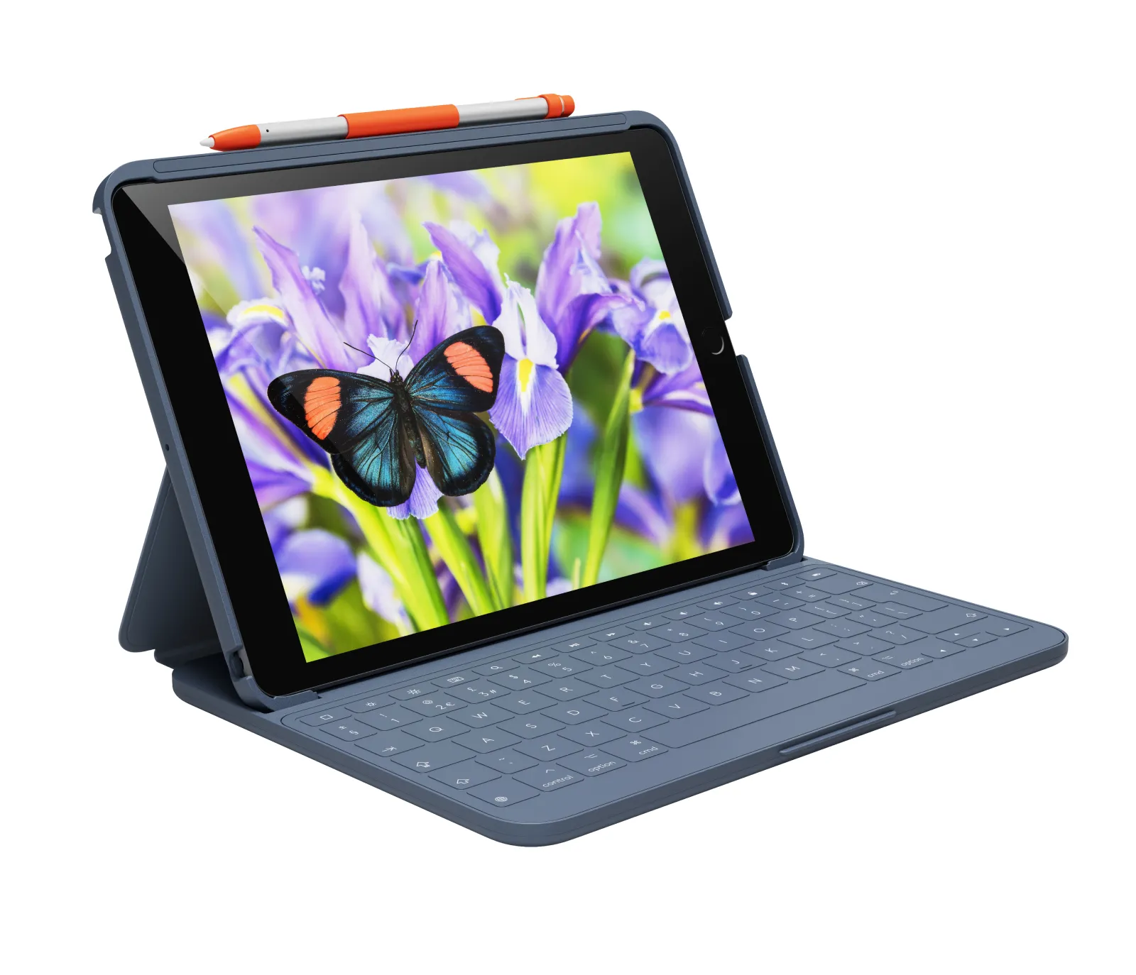 Logitech Rugged Lite for iPad (7th 8th 9th gen), classic blue