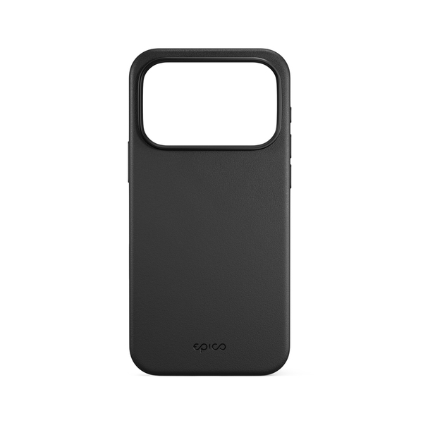 Epico Leather Pro Mag+ Case | iPhone 17 Pro Max/18 Pro Max | Black | Qi2  &  MagSafe Compatible | Camera Island Protector