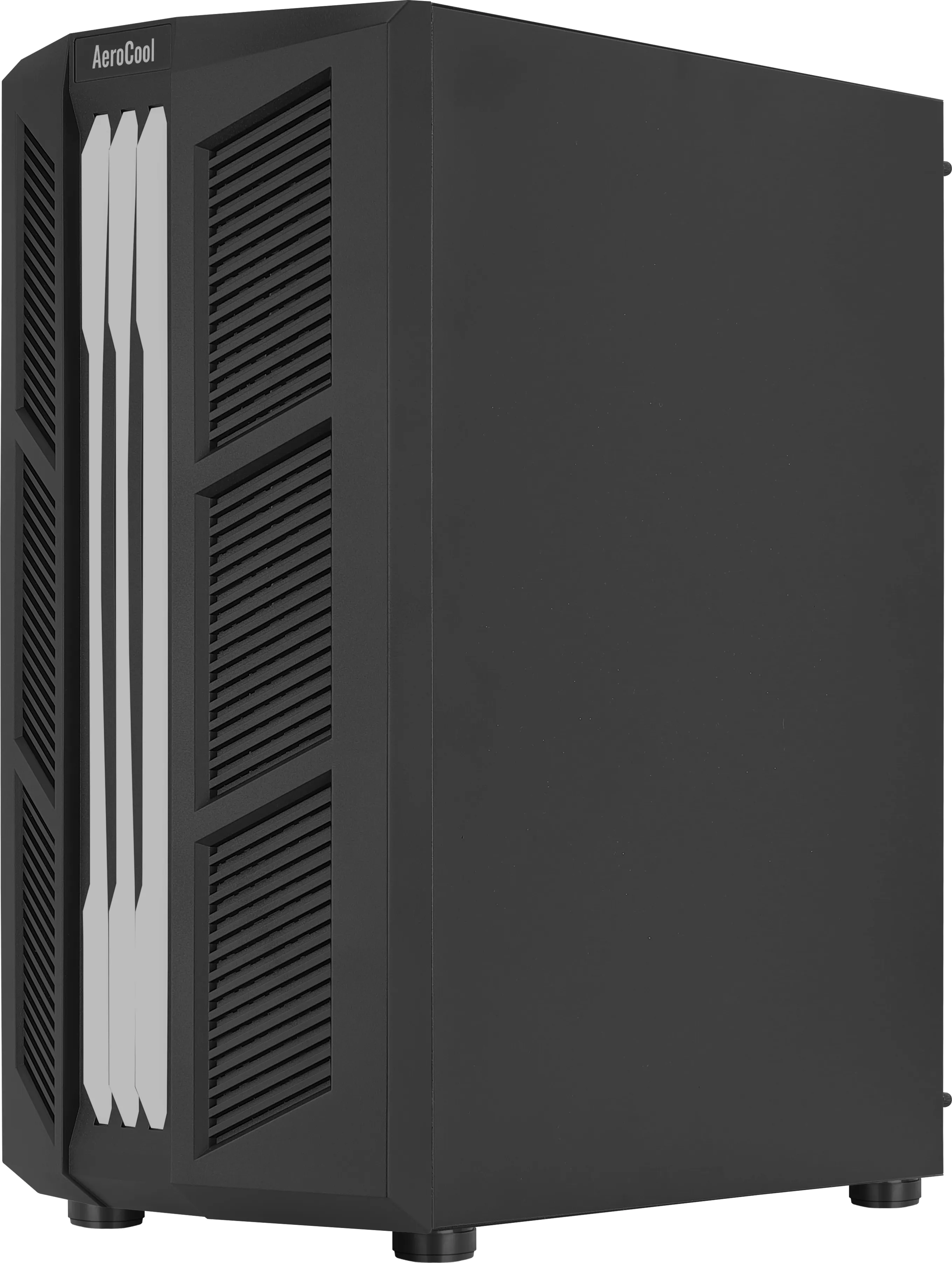 Aerocool Prime V1 Midi-Tower Case with window and RGB lighting, Black