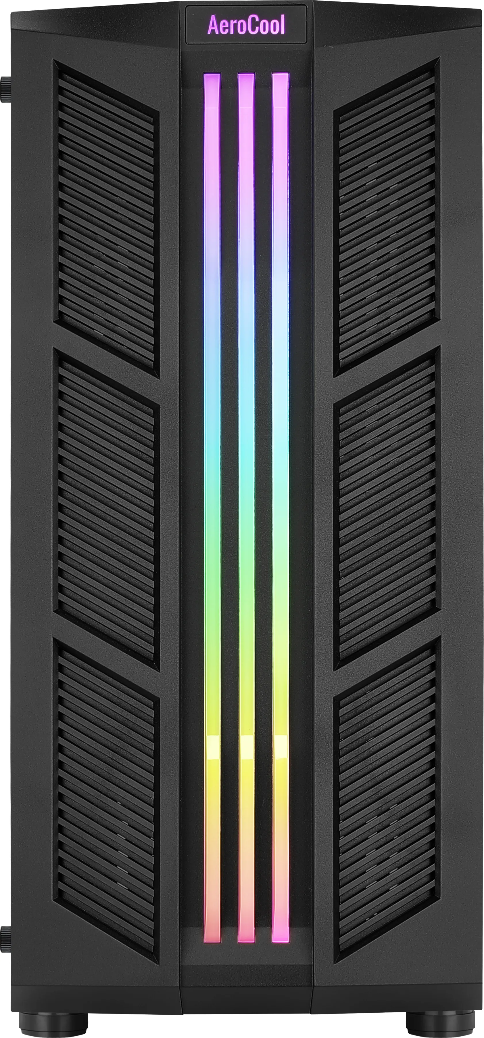 Aerocool Prime V1 Midi-Tower Case with window and RGB lighting, Black