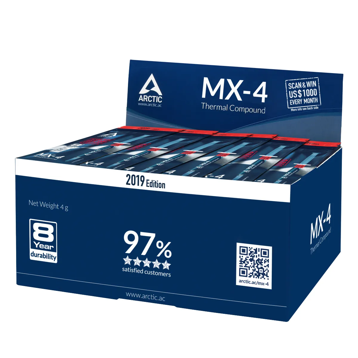Arctic MX-4 2019 Edition 4g -lämpötahna