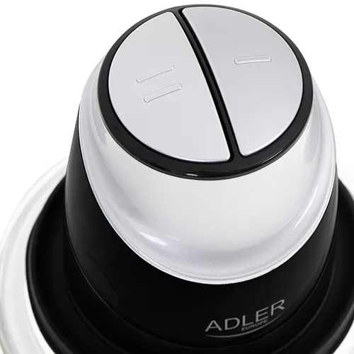 Adler AD 4082 Chopper, Glass Bowl, 1.2 Liters, 550 Watts, Black / Grey / Silver