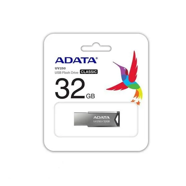 A-DATA UV250 USB 2.0 32 Gt -muistitikku, hopea