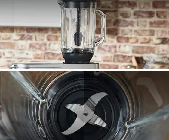 Kenwood KAH359GL 1,6l lasinen ThermoResist tehosekoitin Chef ja Major yleiskoneisiin