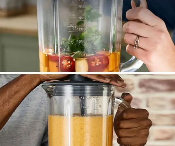 Kenwood KAH359GL 1,6l lasinen ThermoResist tehosekoitin Chef ja Major yleiskoneisiin