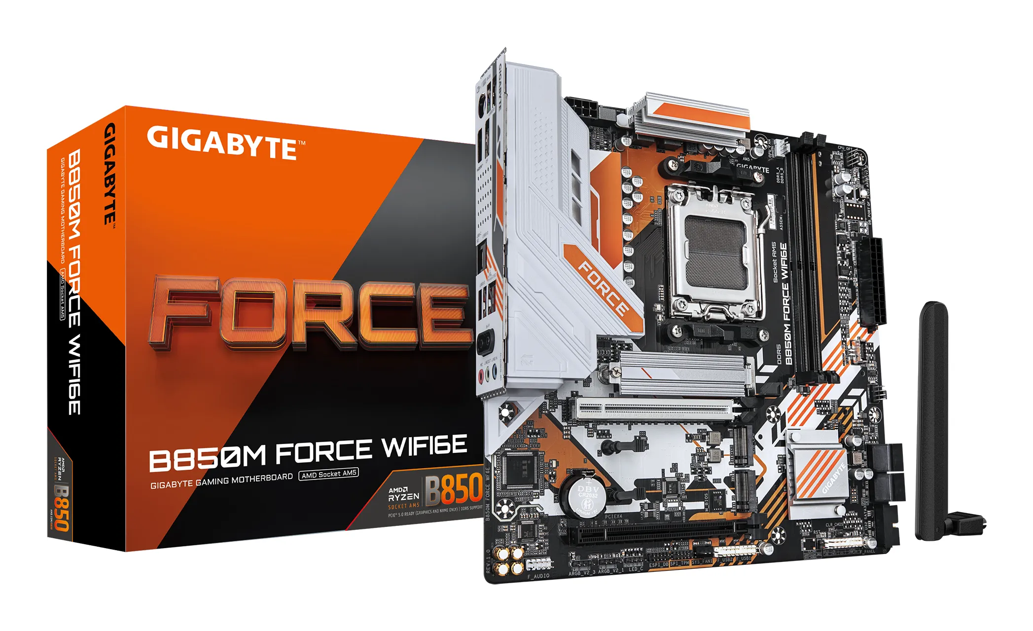 Gigabyte B850M FORCE WiFi 6E AM5 mATX moderkort