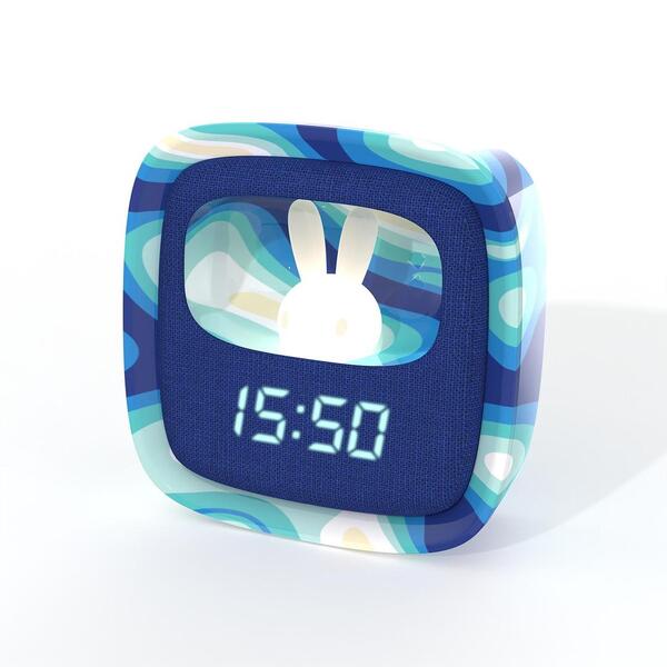 MOB Billy Clock and Light, Blue