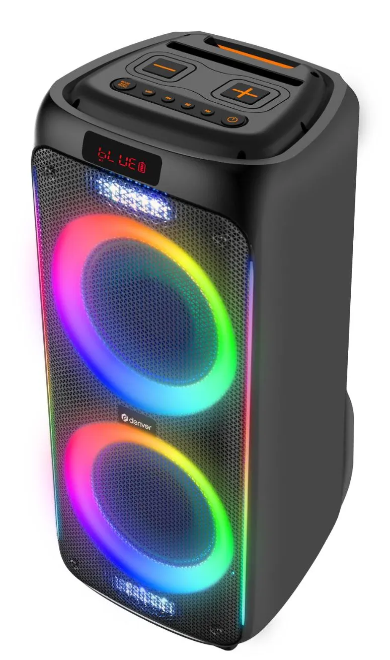 DENVER BPS-458 2.0 Bluetooth kannettava kaiutin, musta