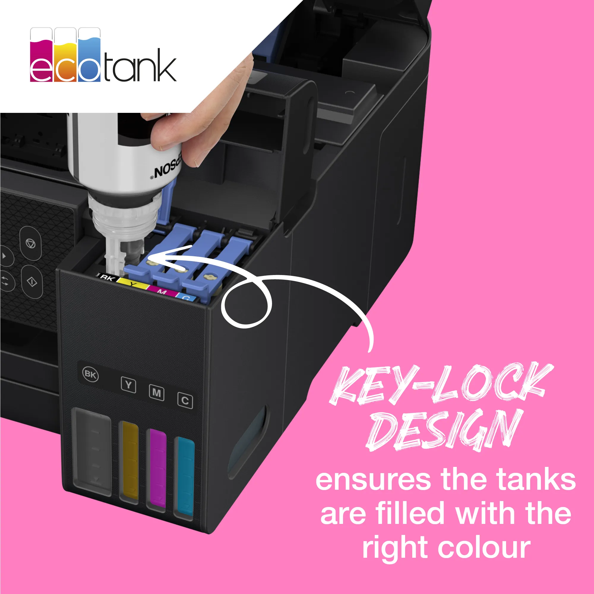 Epson 102 EcoTank -mustepullo, 70 ml, magenta