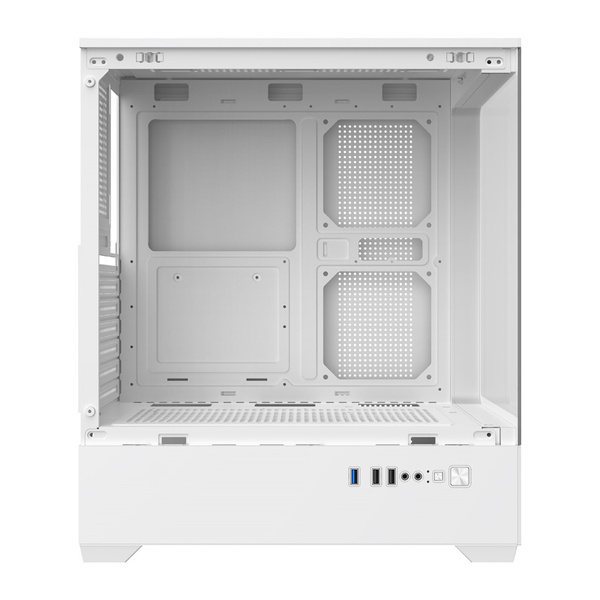 DARKFLASH C365 Mini-Tower Case with window and RGB lighting, White