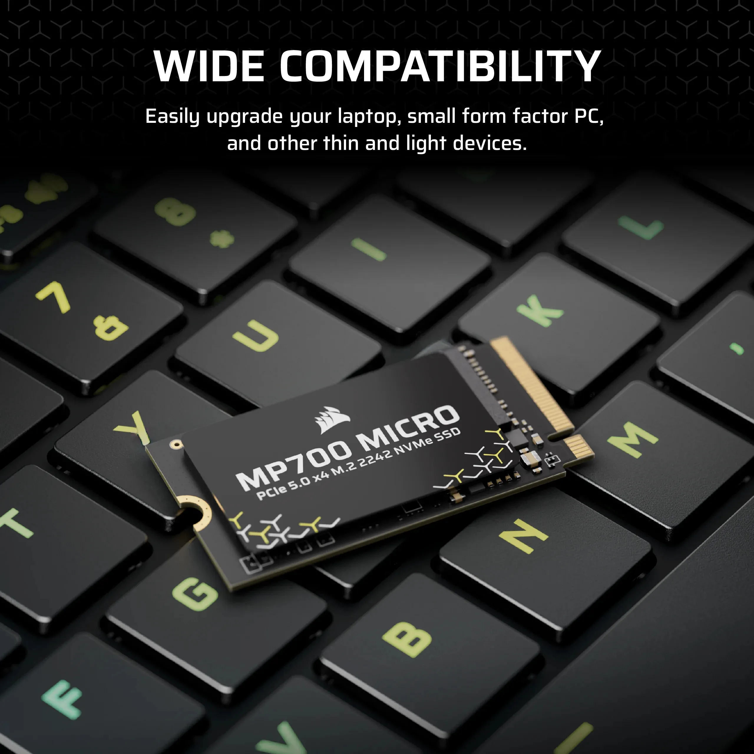 Corsair MP700 MICRO 2TB M.2 2242 PCIe 5.0 x4 NVMe SSD