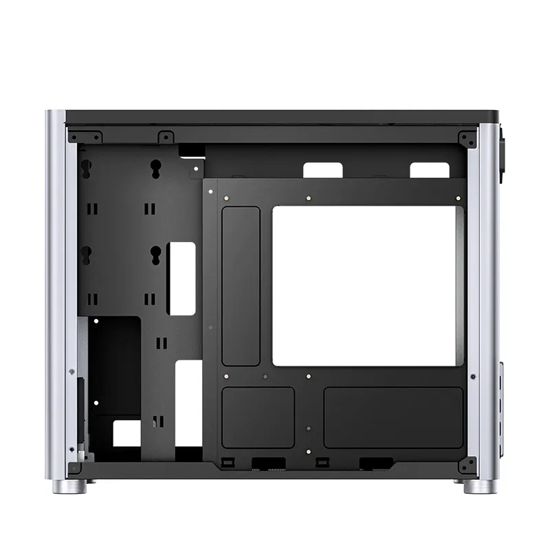 Jonsbo D30, tempered glass -Micro-ATX case, silver