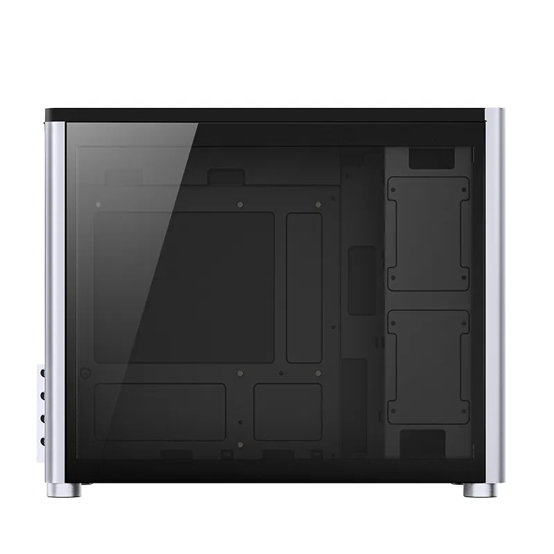 Jonsbo D30, tempered glass -Micro-ATX case, silver