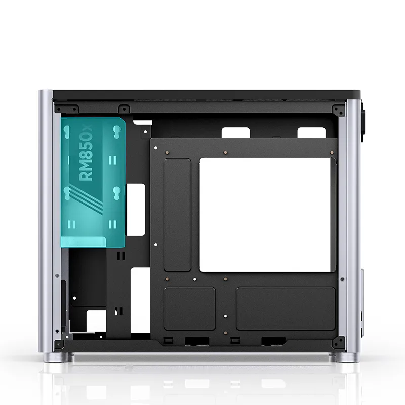 Jonsbo D30, tempered glass -Micro-ATX case, silver