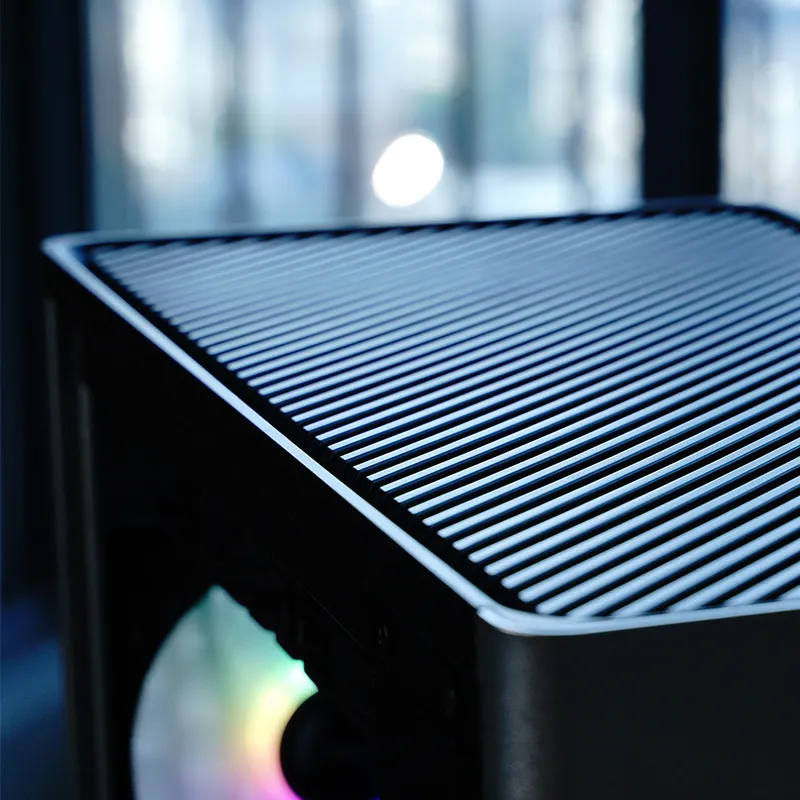 Jonsbo D30, tempered glass -Micro-ATX case, silver