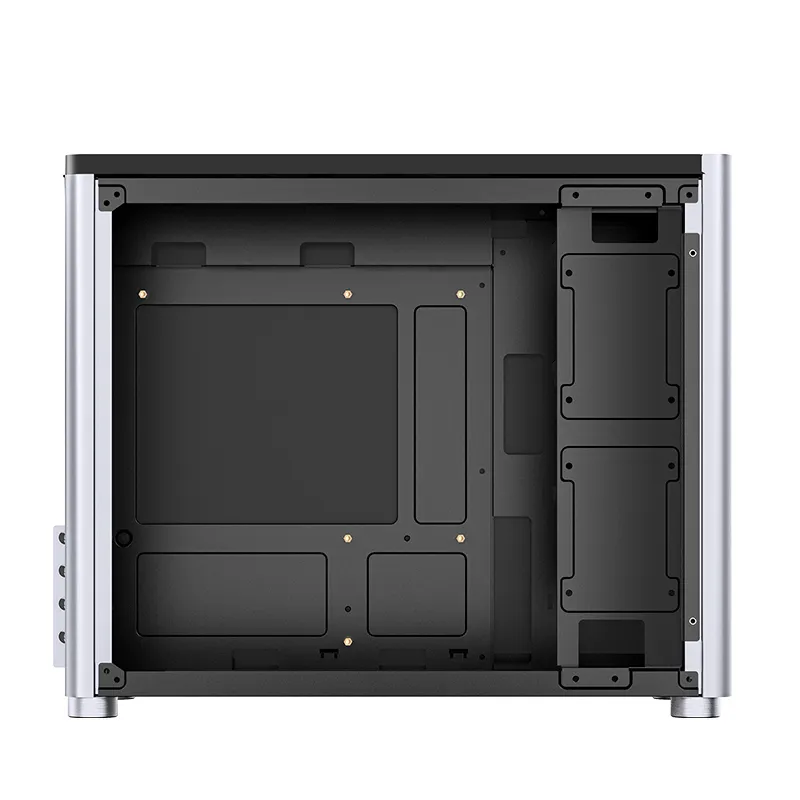 Jonsbo D30, tempered glass -Micro-ATX case, silver