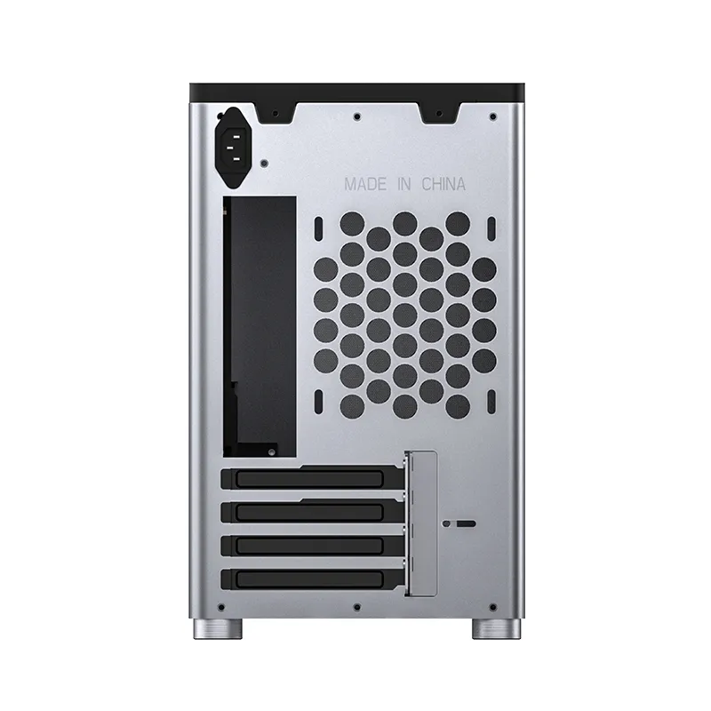 Jonsbo D30, tempered glass -Micro-ATX case, silver