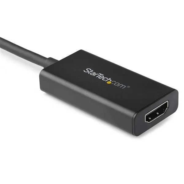 STARTECH.COM DisplayPort to HDMI Adapter with HDR - 4K 60Hz - Black - DP to HDMI Converter