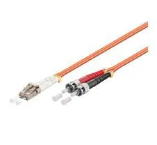 MicroConnect OM2 LSZH LC-ST 10m Fiber Optic Cable, Orange