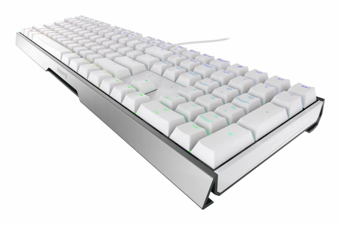 Cherry MX3.0 S, MX Red switches, RGB - gaming keyboard, white