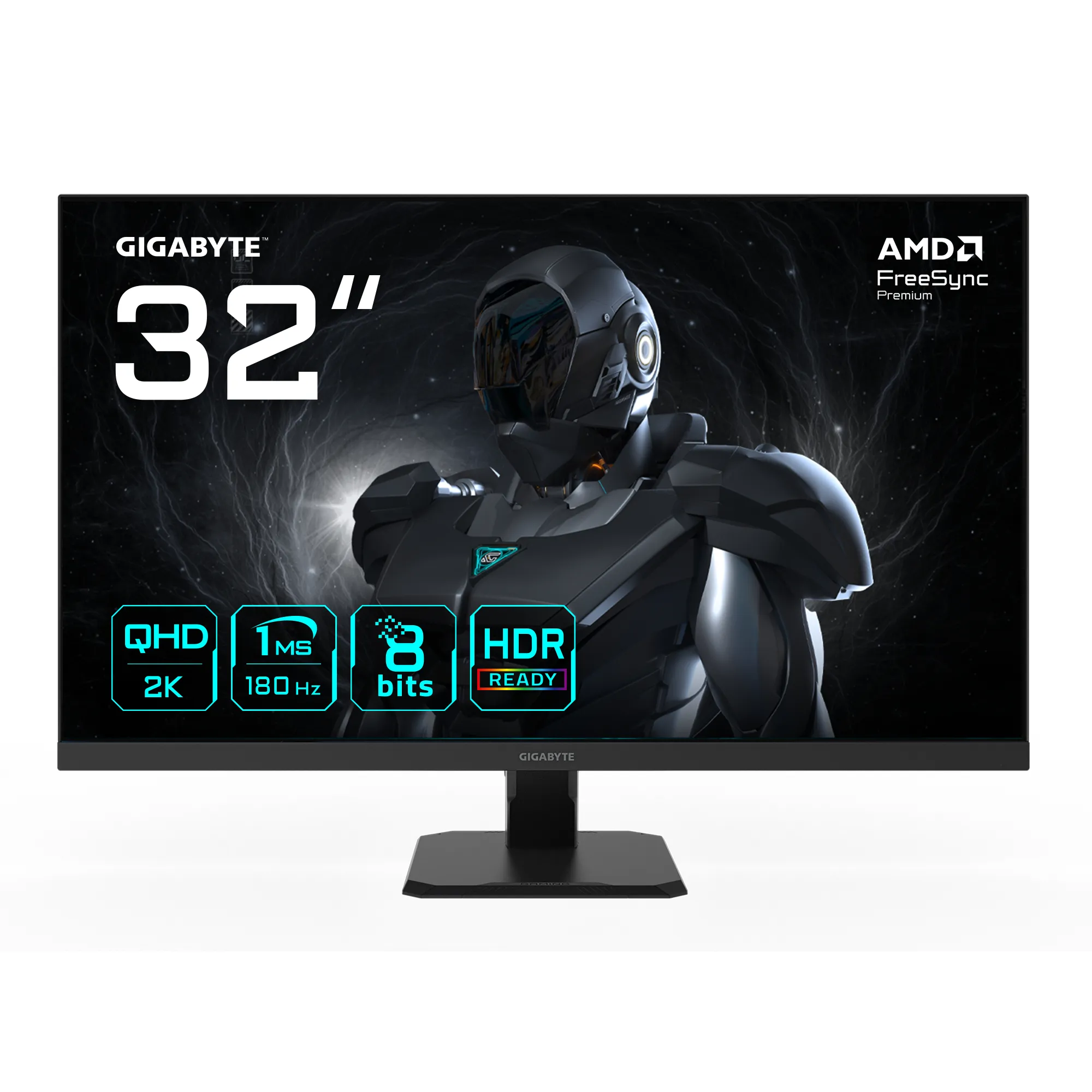 GIGABYTE GS32QA 31.5" WQHD, IPS, 180Hz -pelin&auml;ytt&ouml;