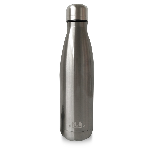 H2O-pullo, 500 ml, hopea