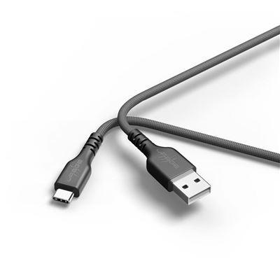 Hama uRage uFlex USB-A &ndash; USB-C -kaapeli, 2,2 m, musta