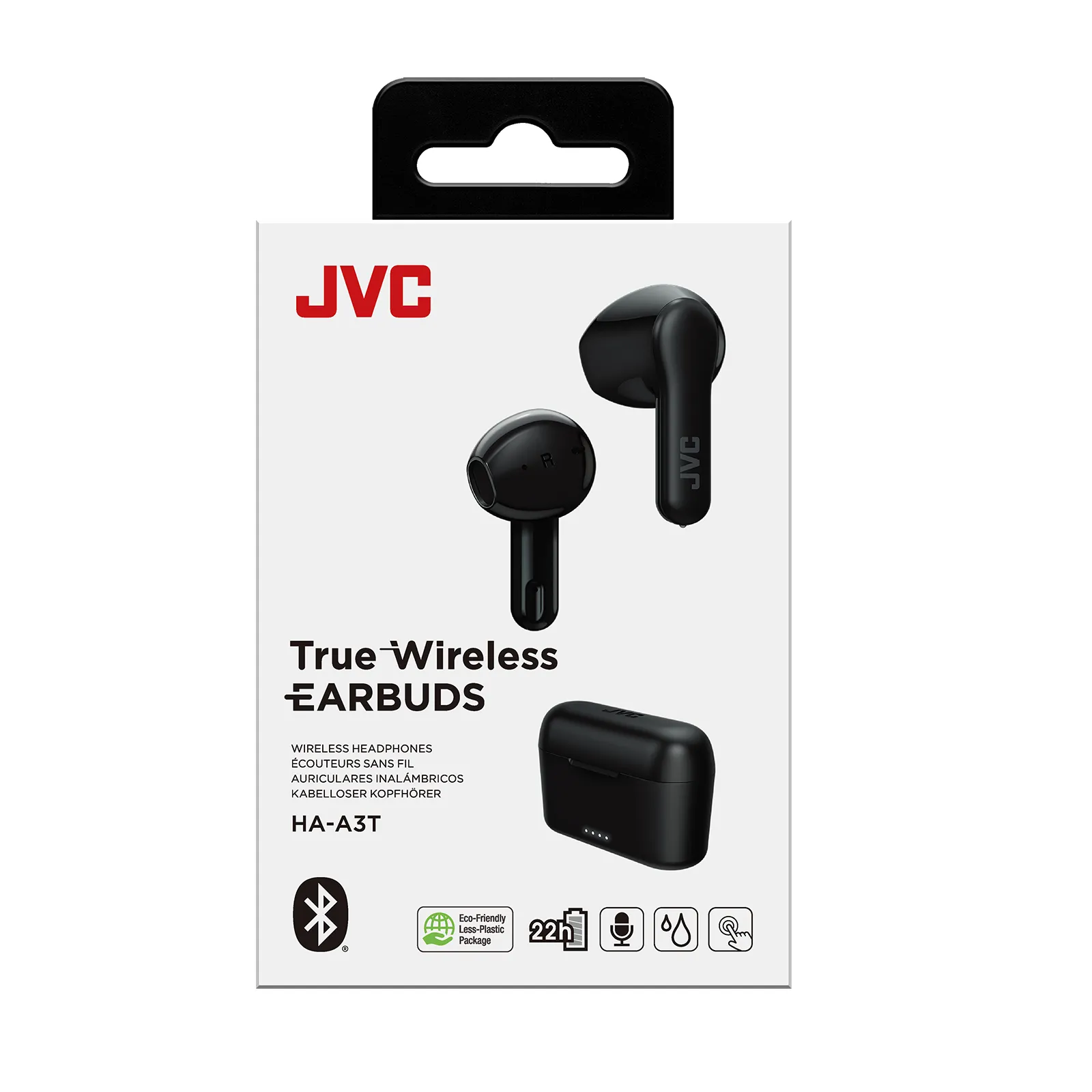 JVC HA-A3T TWS - wireless earbuds, black