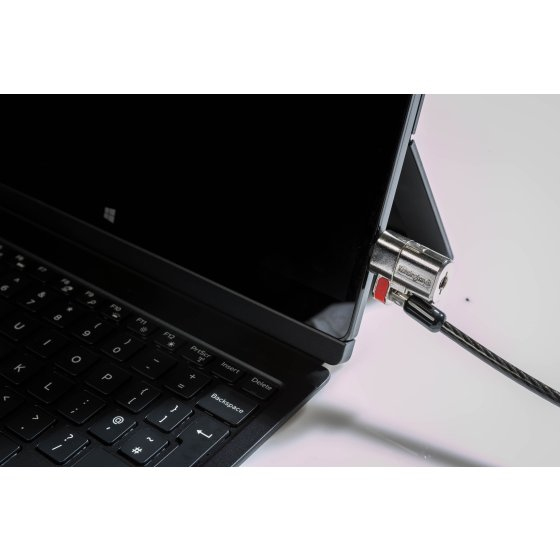 Kensington ClickSafe Keyed Laptop Lock for Non-Standard Security Slots - Turvakaapeli - musta