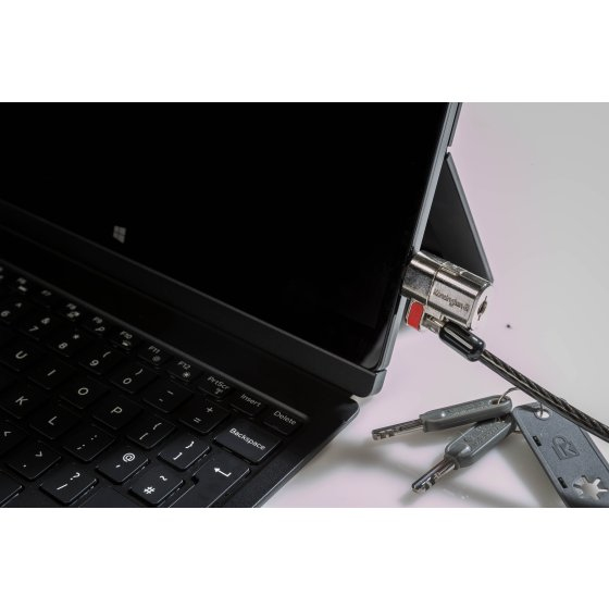Kensington ClickSafe Keyed Laptop Lock for Non-Standard Security Slots - Turvakaapeli - musta