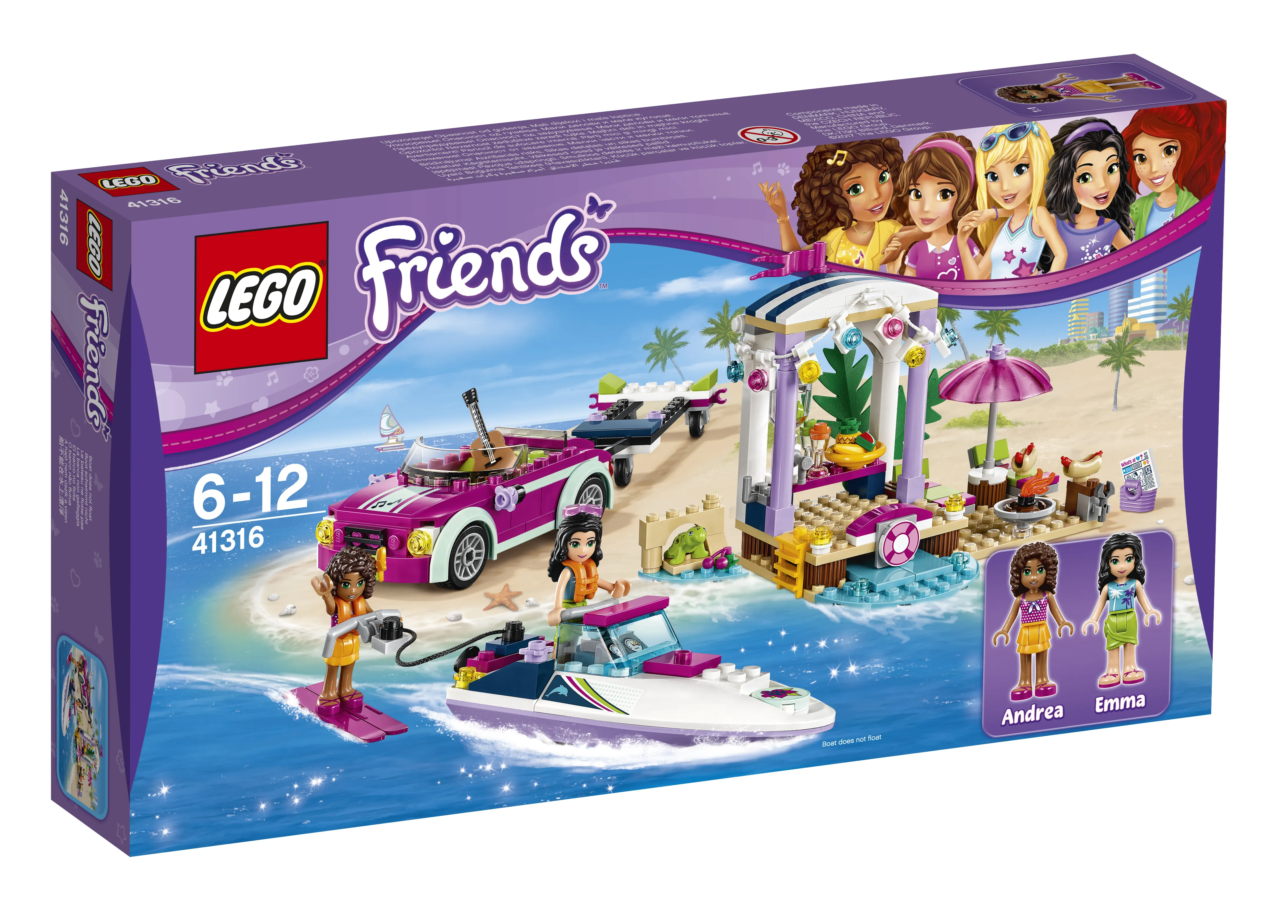 Lego Friends - Andrea's Speedboat Transporter