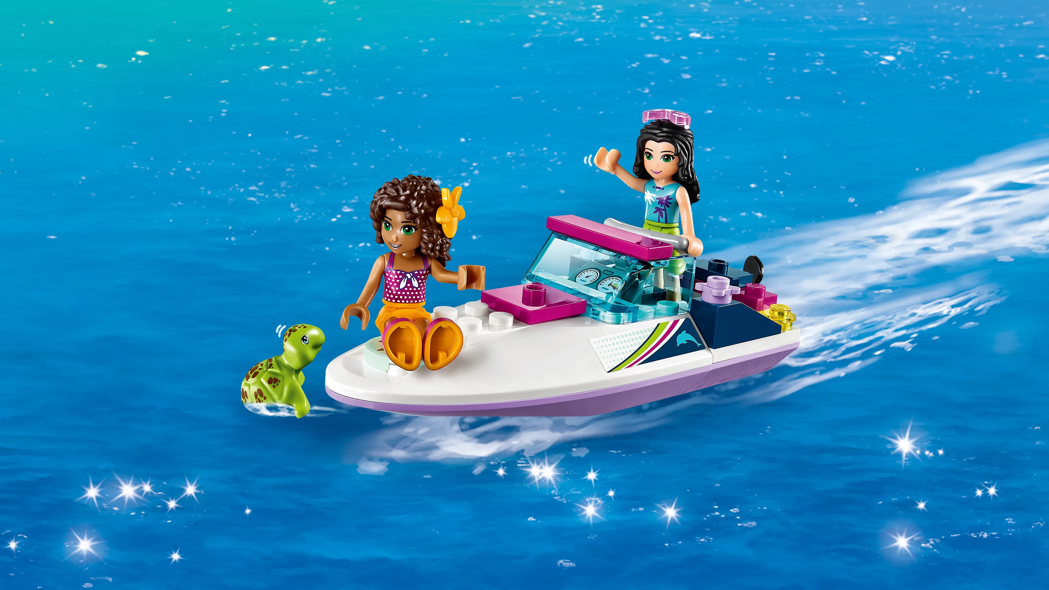 Lego Friends - Andrea's Speedboat Transporter