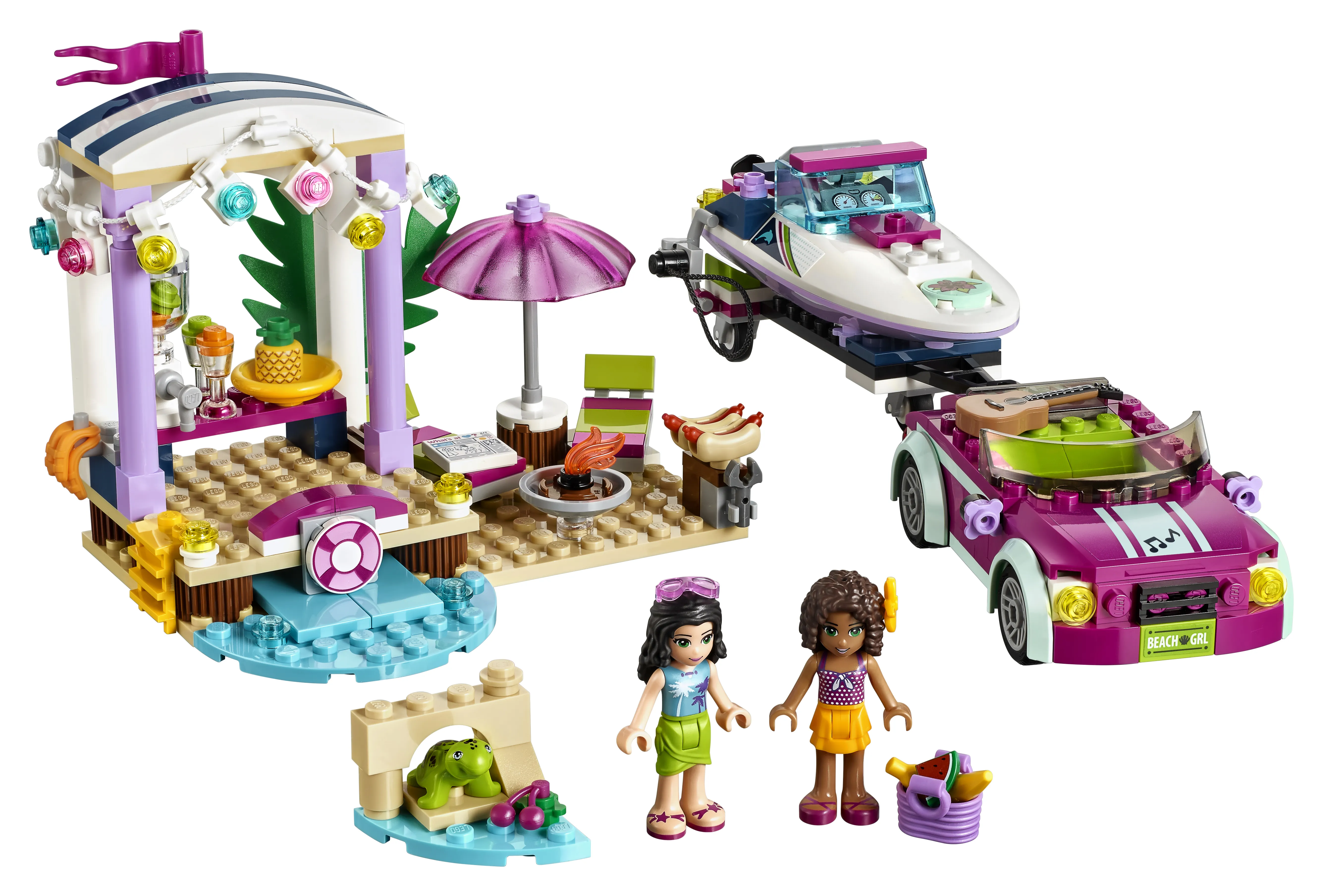 Lego Friends - Andrea's Speedboat Transporter