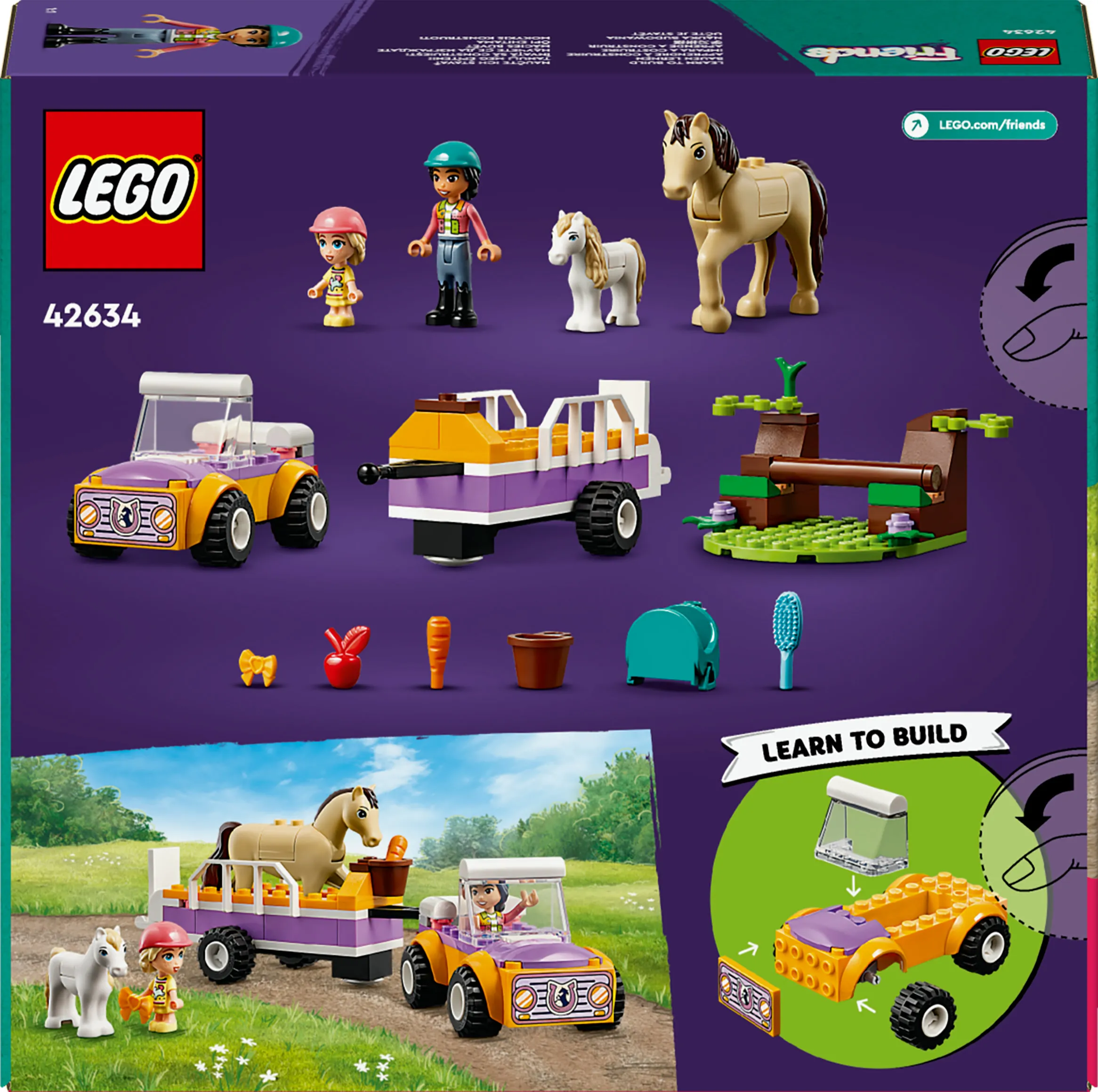 LEGO Friends Horse and Pony Trailer 42634