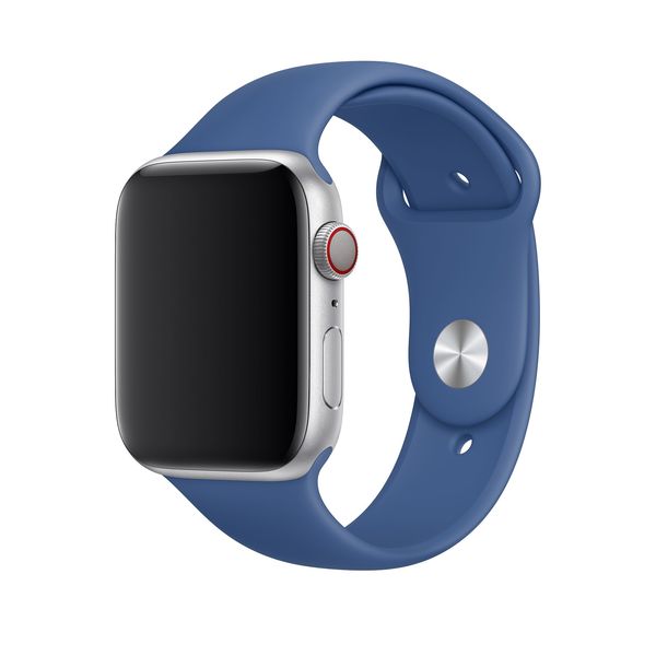 Apple Watch 44 mm sportband &ndash; delftbl&aring;tt &ndash; S/M och M/L
