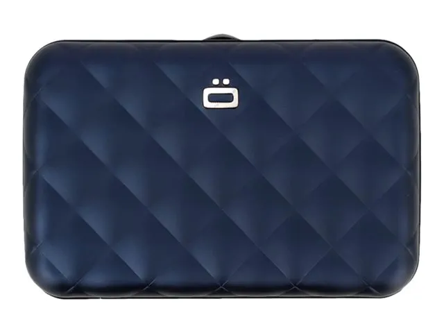 ÖGON Quilted Button Navy Blue