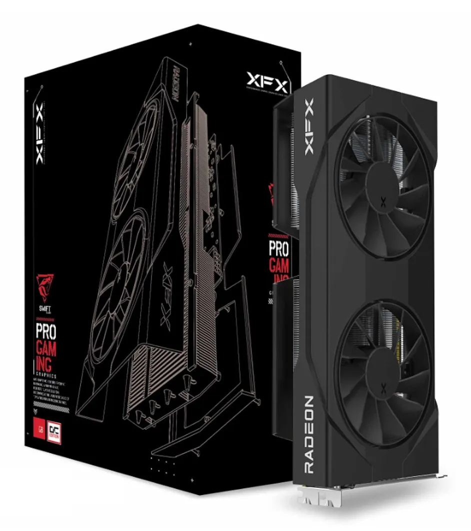 XFX Radeon RX 9060 XT Swift Dual Fan OC 16GB - graphics card