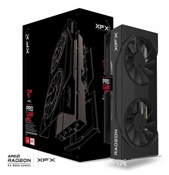 XFX Radeon RX 9060 XT Swift Dual Fan OC 16GB - graphics card
