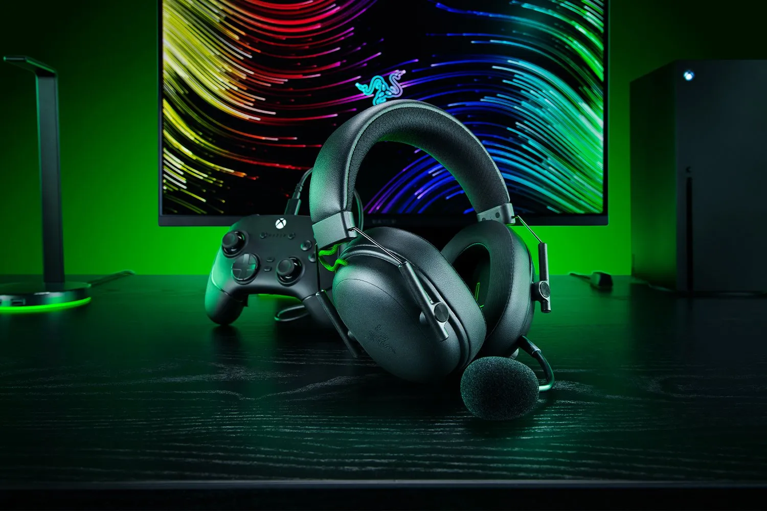 Razer BlackShark V3 for Xbox tr&aring;dl&ouml;s gaming headset, svart
