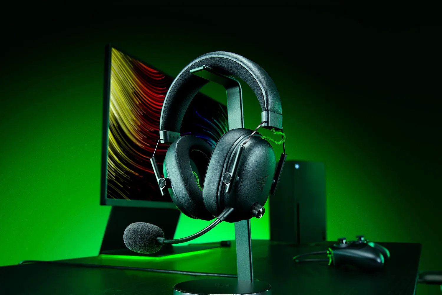 Razer BlackShark V3 for Xbox tr&aring;dl&ouml;s gaming headset, svart
